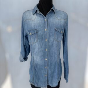 Camisa en Índigo. Arkitect. Talla S.