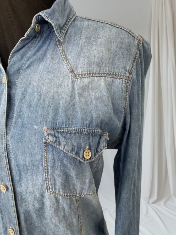 r-11-4 Camisa en Índigo. Arkitect. Talla S.