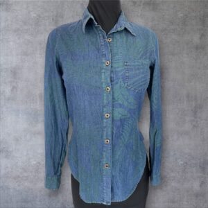 Camisa en Índigo. FDS. Talla XXS